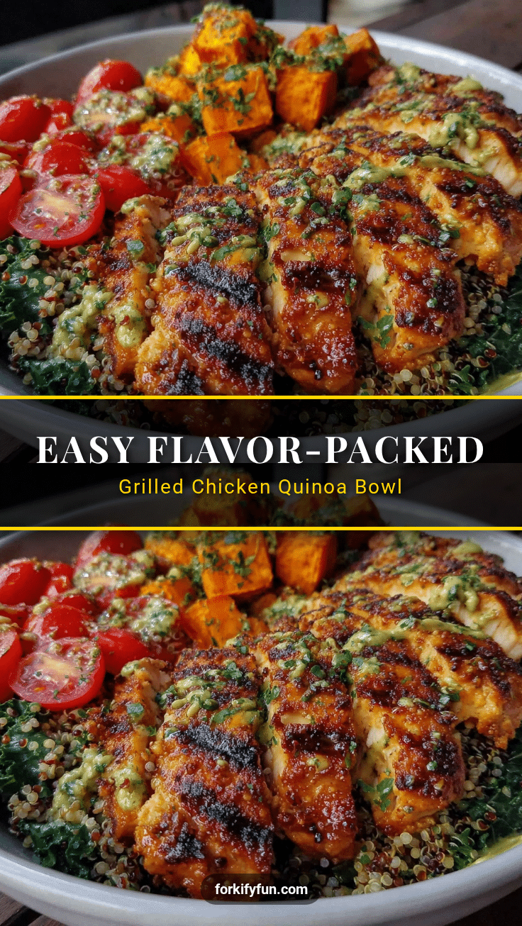 grilled chicken and quinoa bowl recipe