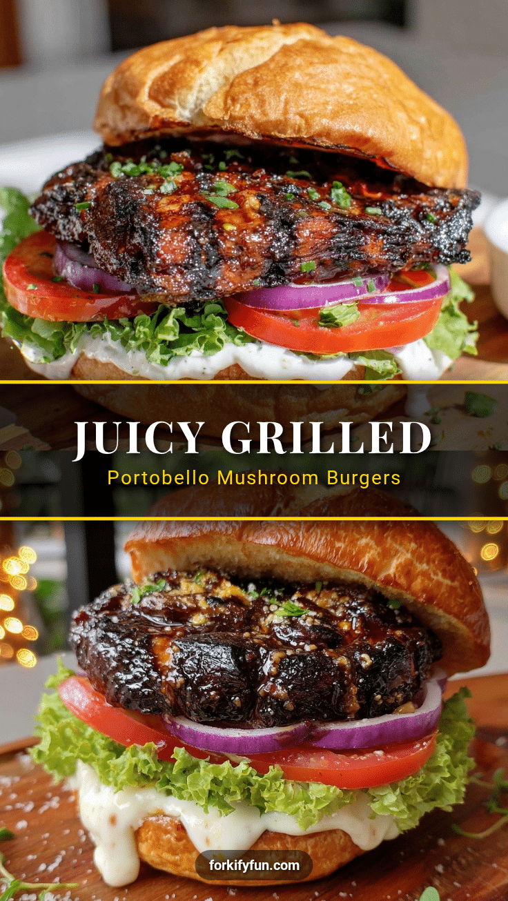 grilled portobello mushroom burgers recipe