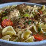 homemade chicken noodle soup - featured image