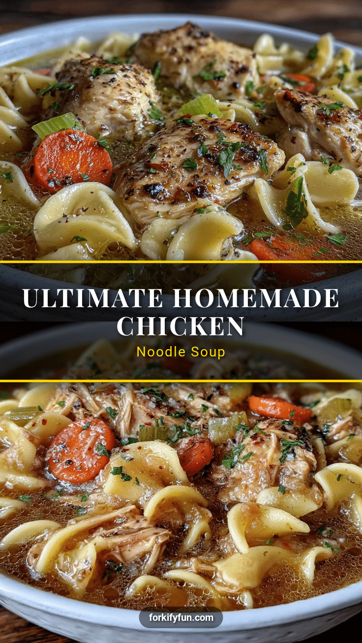 homemade chicken noodle soup recipe