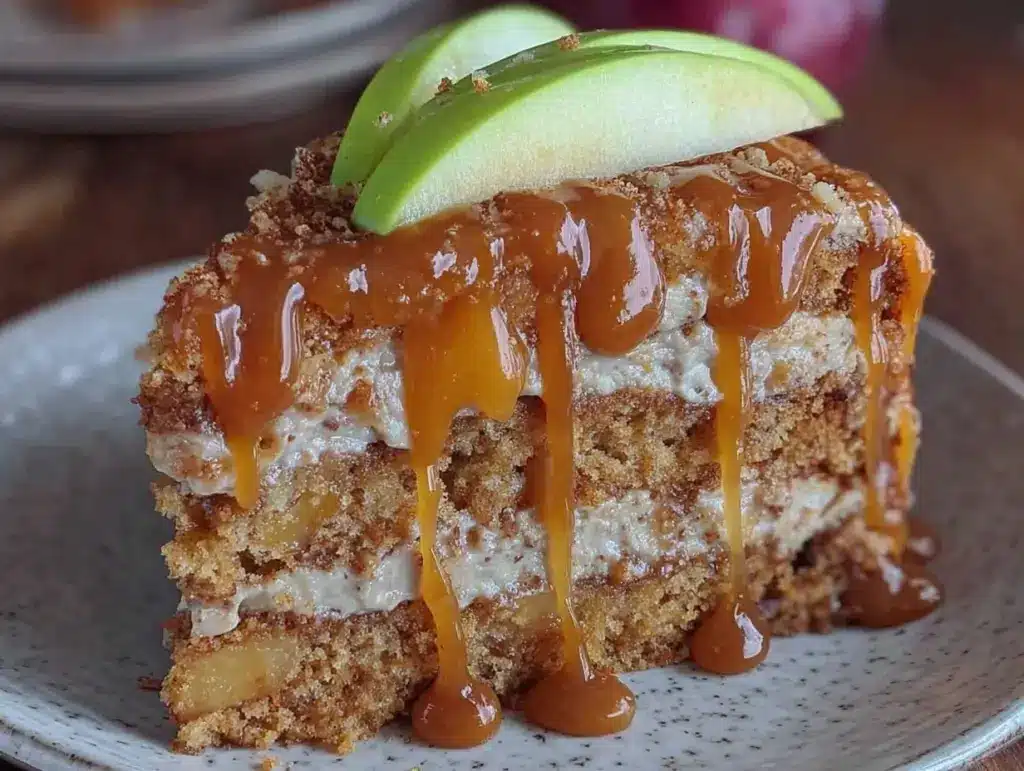 moist caramel apple cake delight - featured image