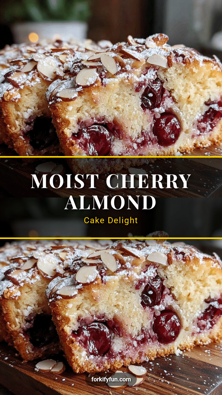 moist cherry almond cake recipe