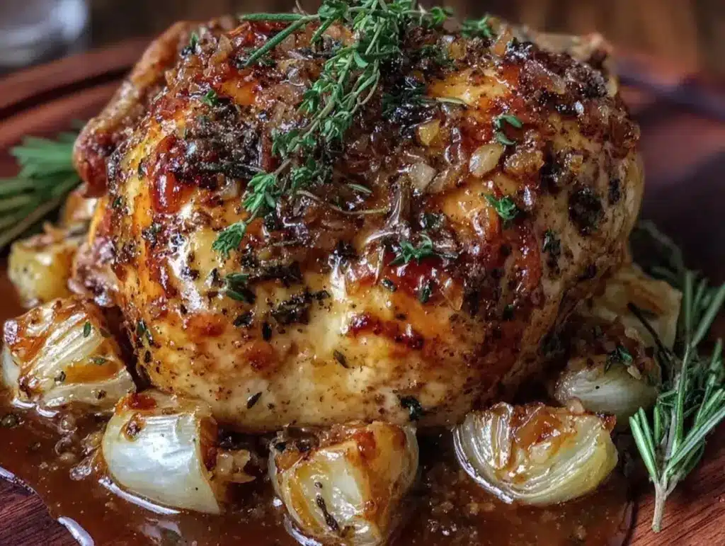 Oktoberfest chicken beer-braised recipe - featured image