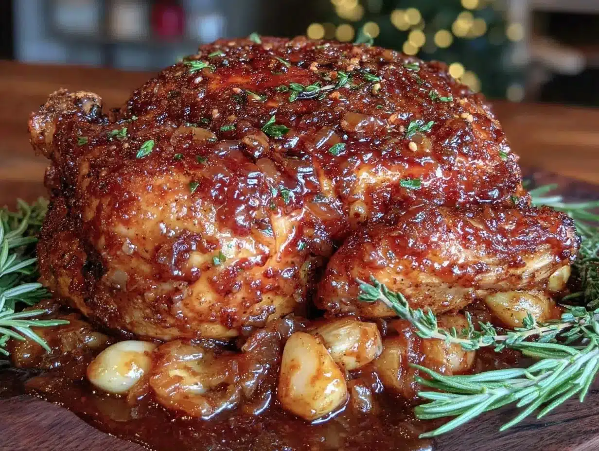 Oktoberfest chicken beer-braised recipe preparation steps