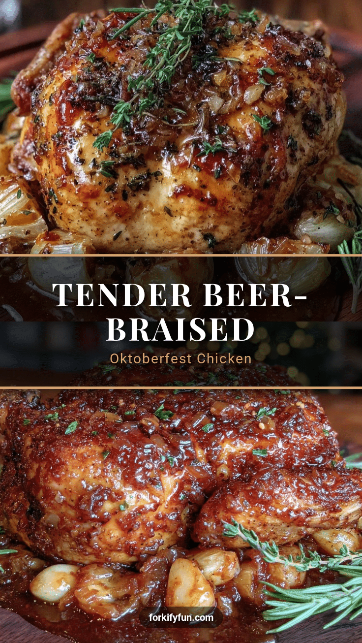 Oktoberfest chicken beer-braised recipe recipe