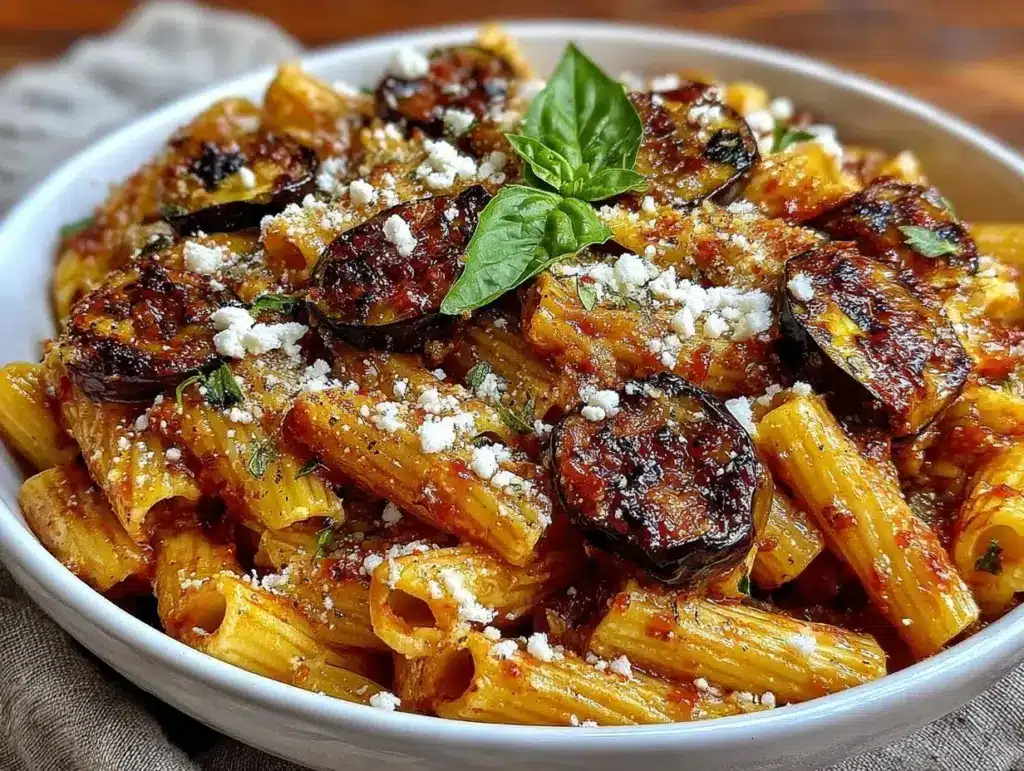 penne alla norma recipe - featured image