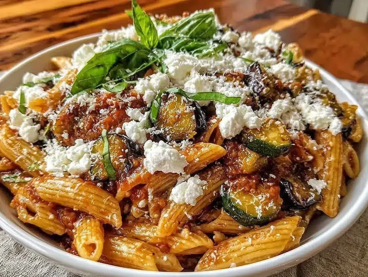 penne alla norma recipe preparation steps