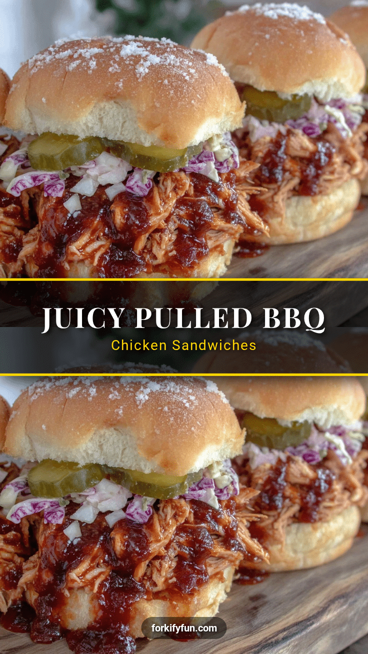 pulled BBQ chicken sandwiches recipe
