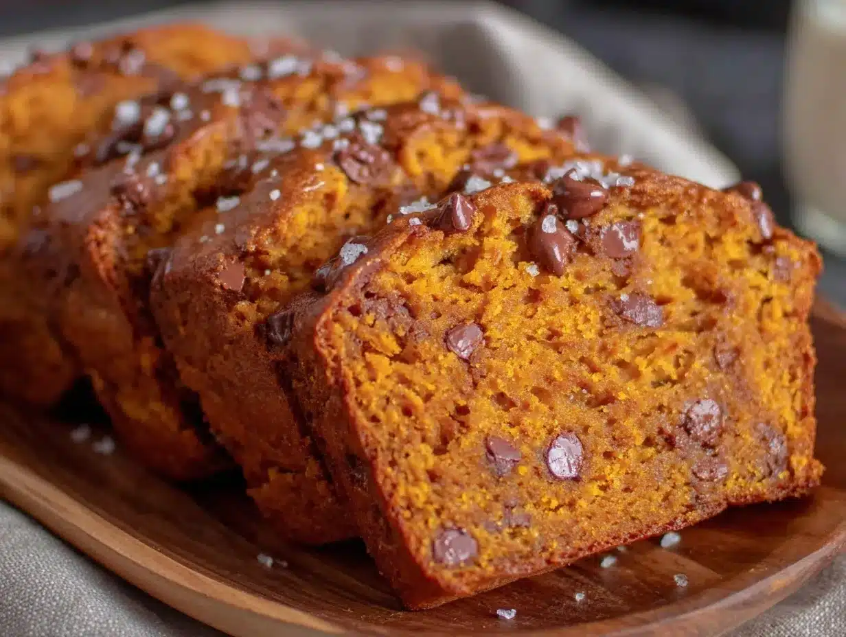 pumpkin chocolate chip bread preparation steps