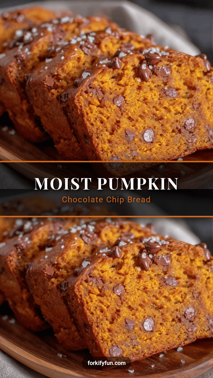 pumpkin chocolate chip bread recipe
