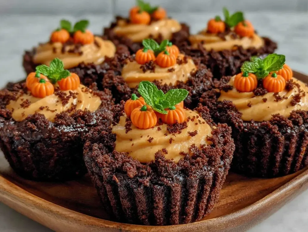 pumpkin patch dirt cups - featured image