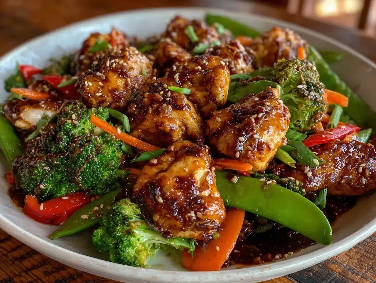 quick chicken and vegetable stir-fry preparation steps