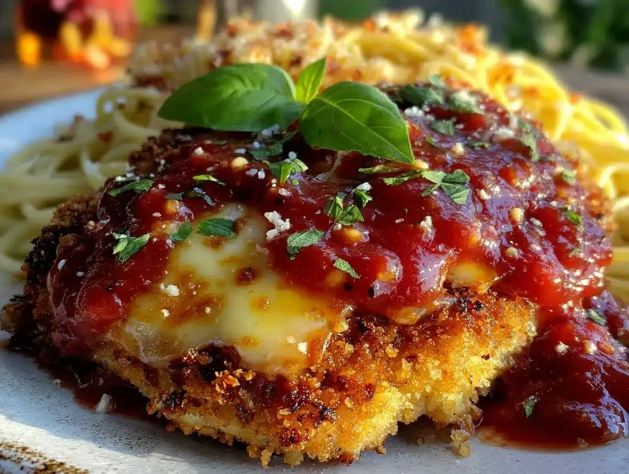 quick crispy chicken parmesan preparation steps