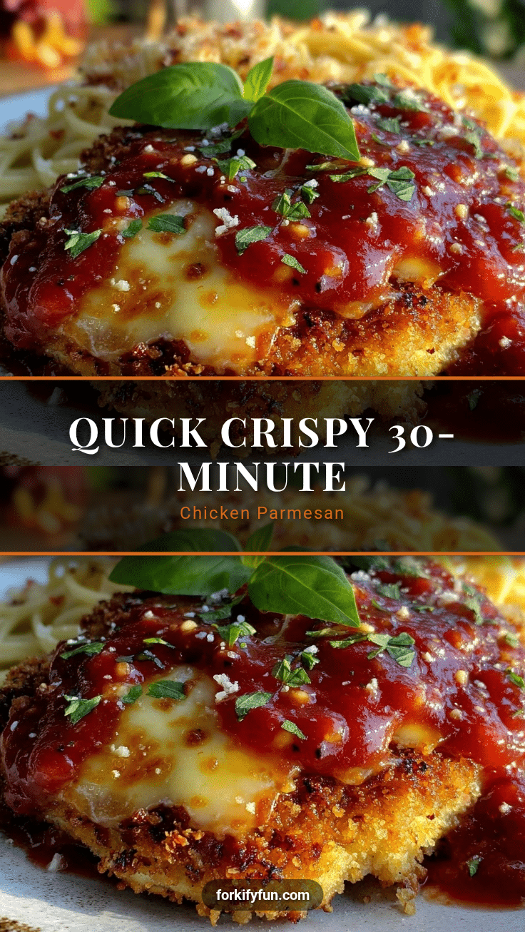quick crispy chicken parmesan recipe