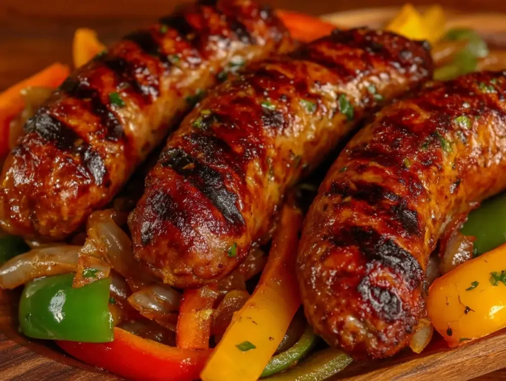savory grilled brats - featured image