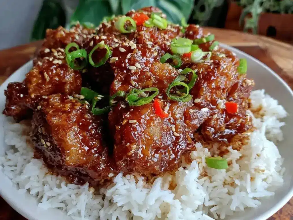 Savory Mongolian Chicken - featured image