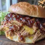 smoked pulled chicken sandwiches - featured image