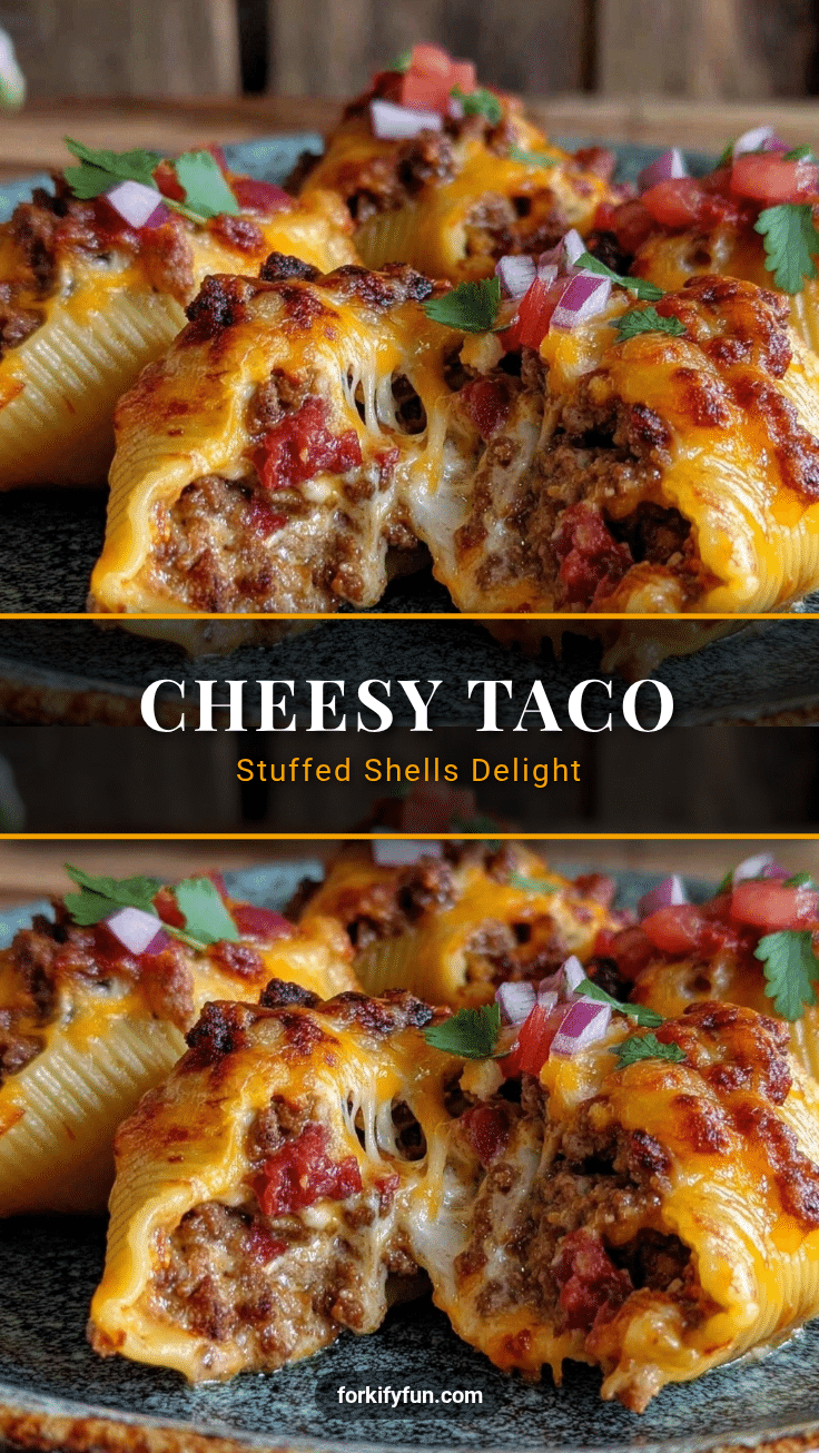 taco stuffed shells recipe