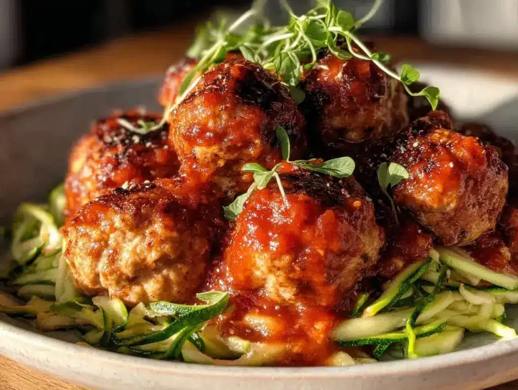 turkey meatballs recipe - featured image