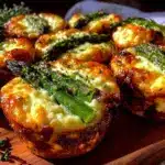 asparagus and prosciutto frittata cups - featured image