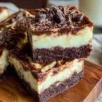 Baileys Irish Cream Chocolate Cheesecake Bars - featured image