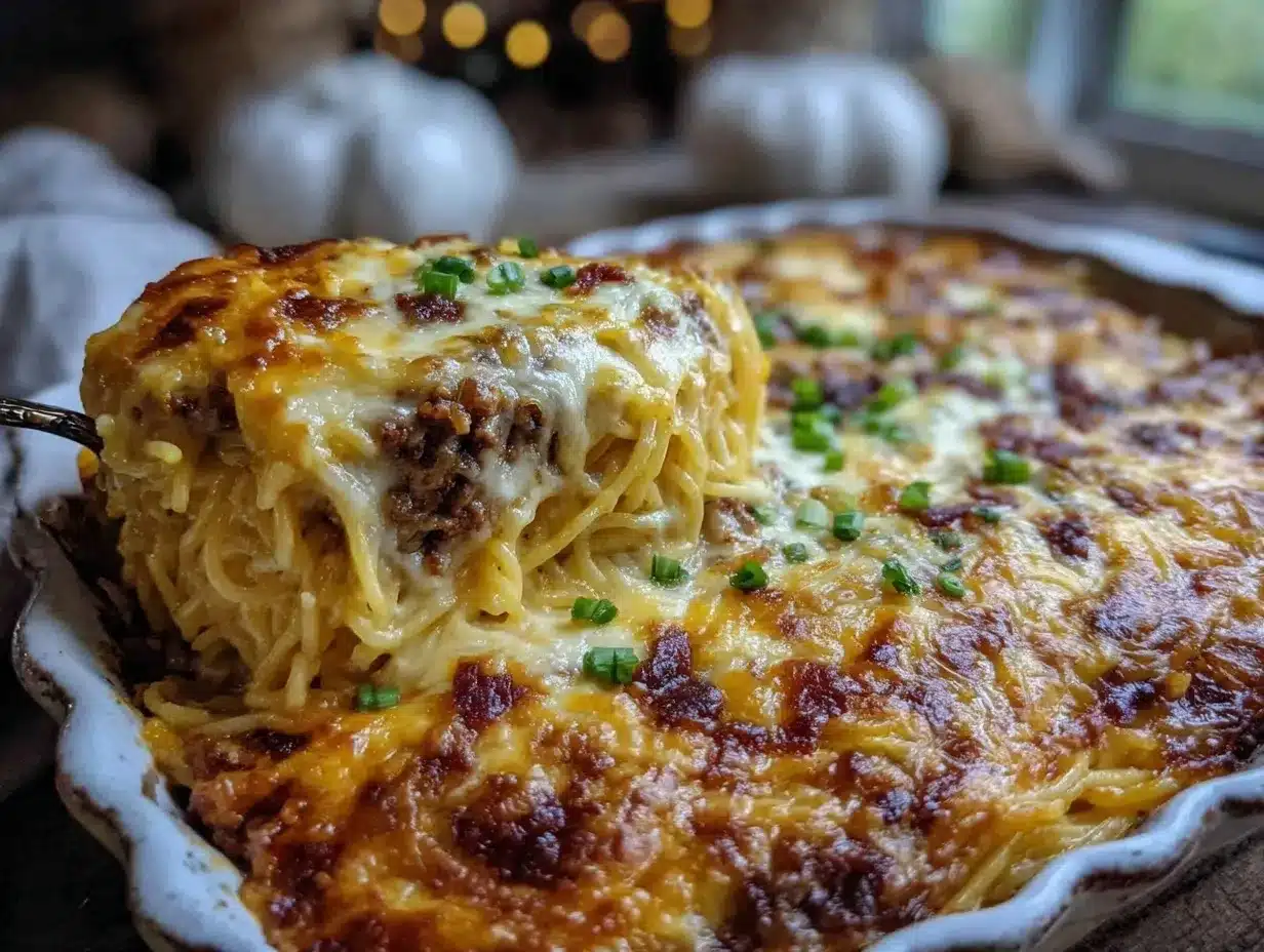 baked million dollar spaghetti preparation steps