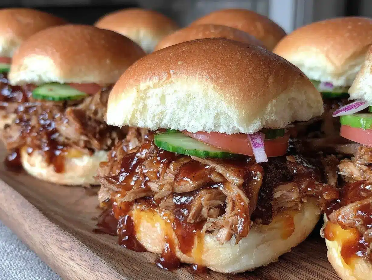 bbq pulled pork sliders preparation steps