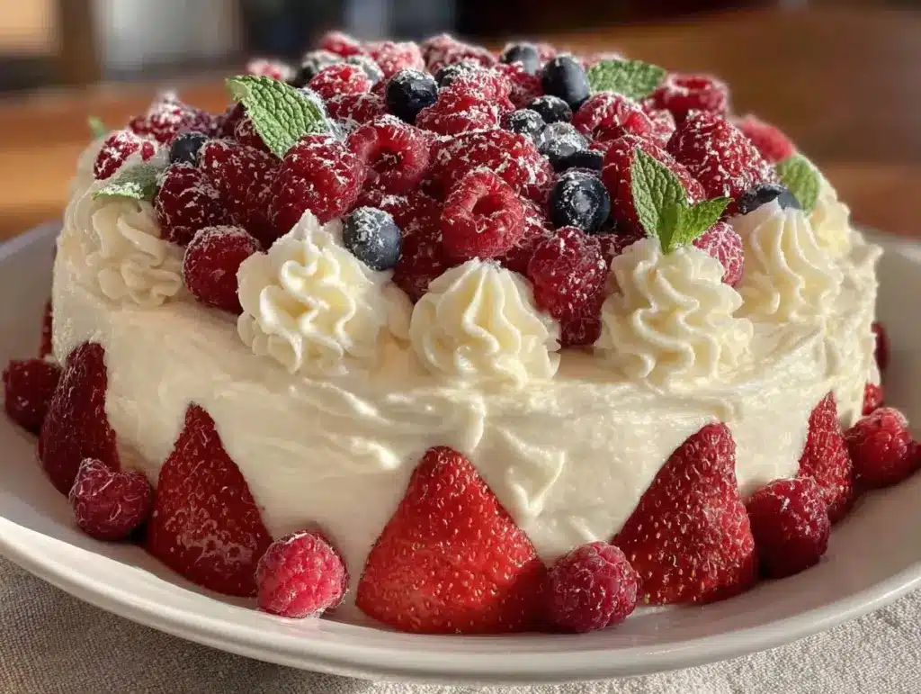 berry chantilly cake - featured image