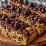 chewy chocolate chip granola bars - featured image