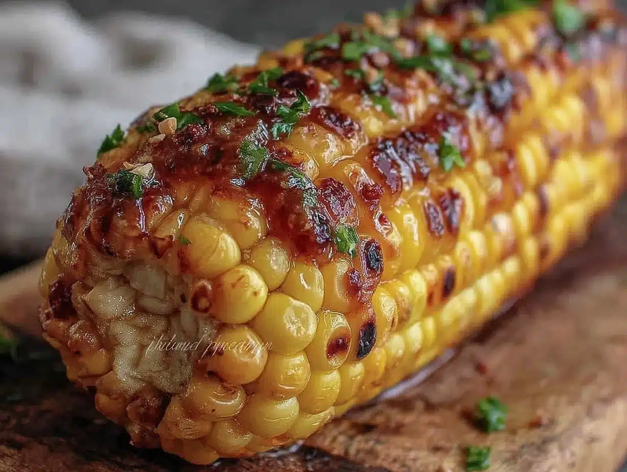 chipotle lime butter grilled corn preparation steps