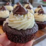 chocolate graduation cap cupcakes - featured image