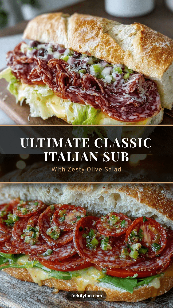 Classic Italian Sub Sandwich recipe