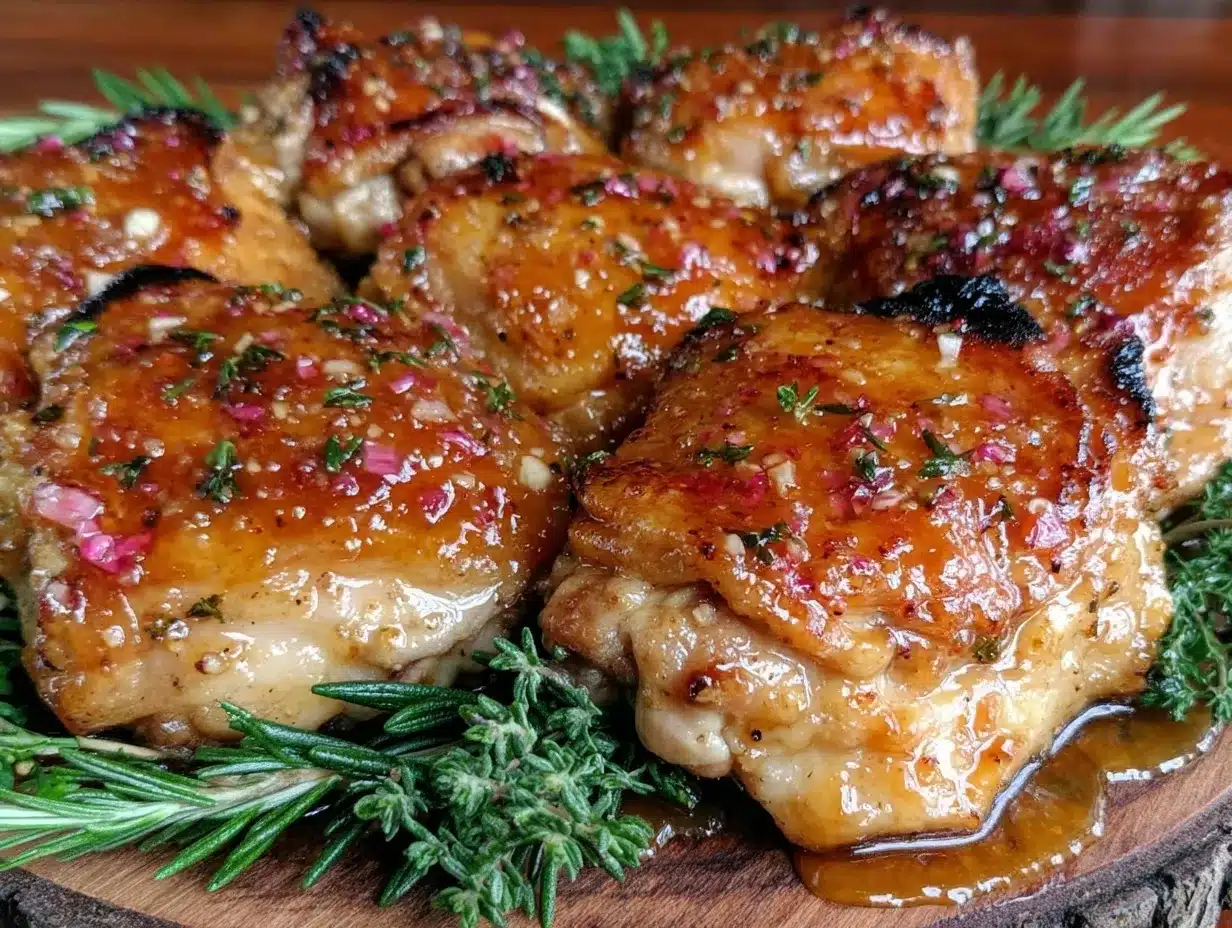 cozy crockpot honey garlic chicken thighs preparation steps
