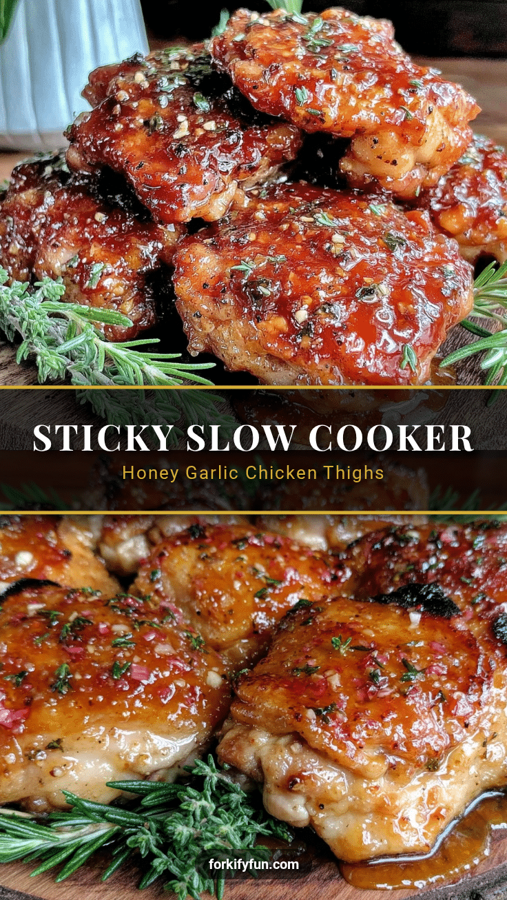 cozy crockpot honey garlic chicken thighs recipe