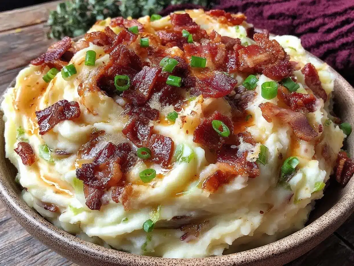 creamy irish colcannon mashed potatoes preparation steps