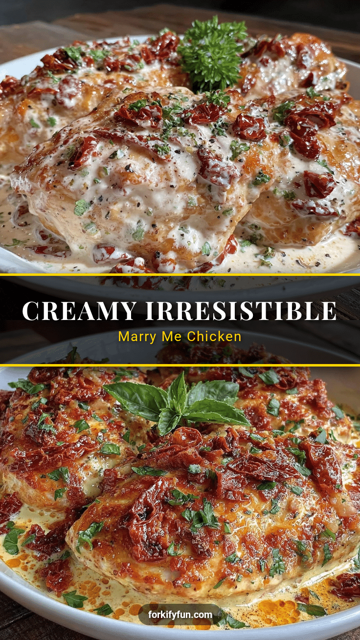 creamy marry me chicken recipe
