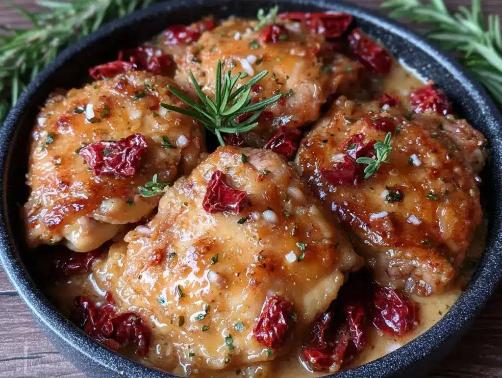 creamy one-pan tuscan butter chicken - featured image