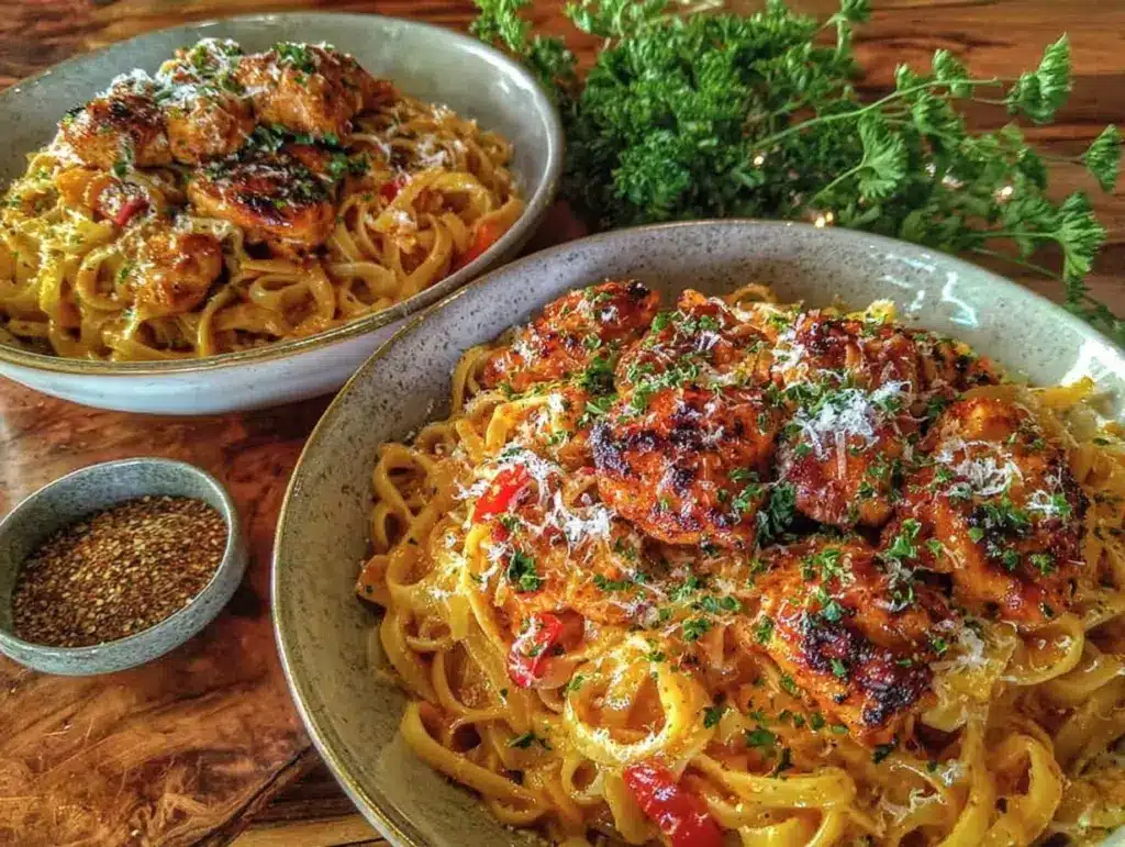 creamy one-pot cajun chicken pasta - featured image