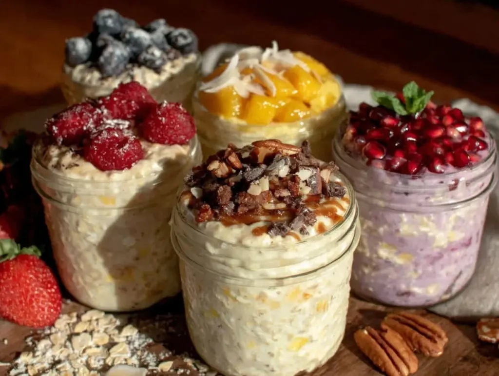 creamy overnight oats - featured image