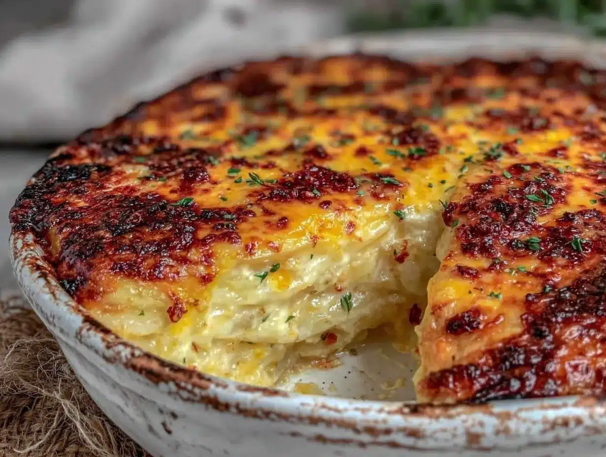 creamy scalloped potatoes au gratin with gruyere preparation steps
