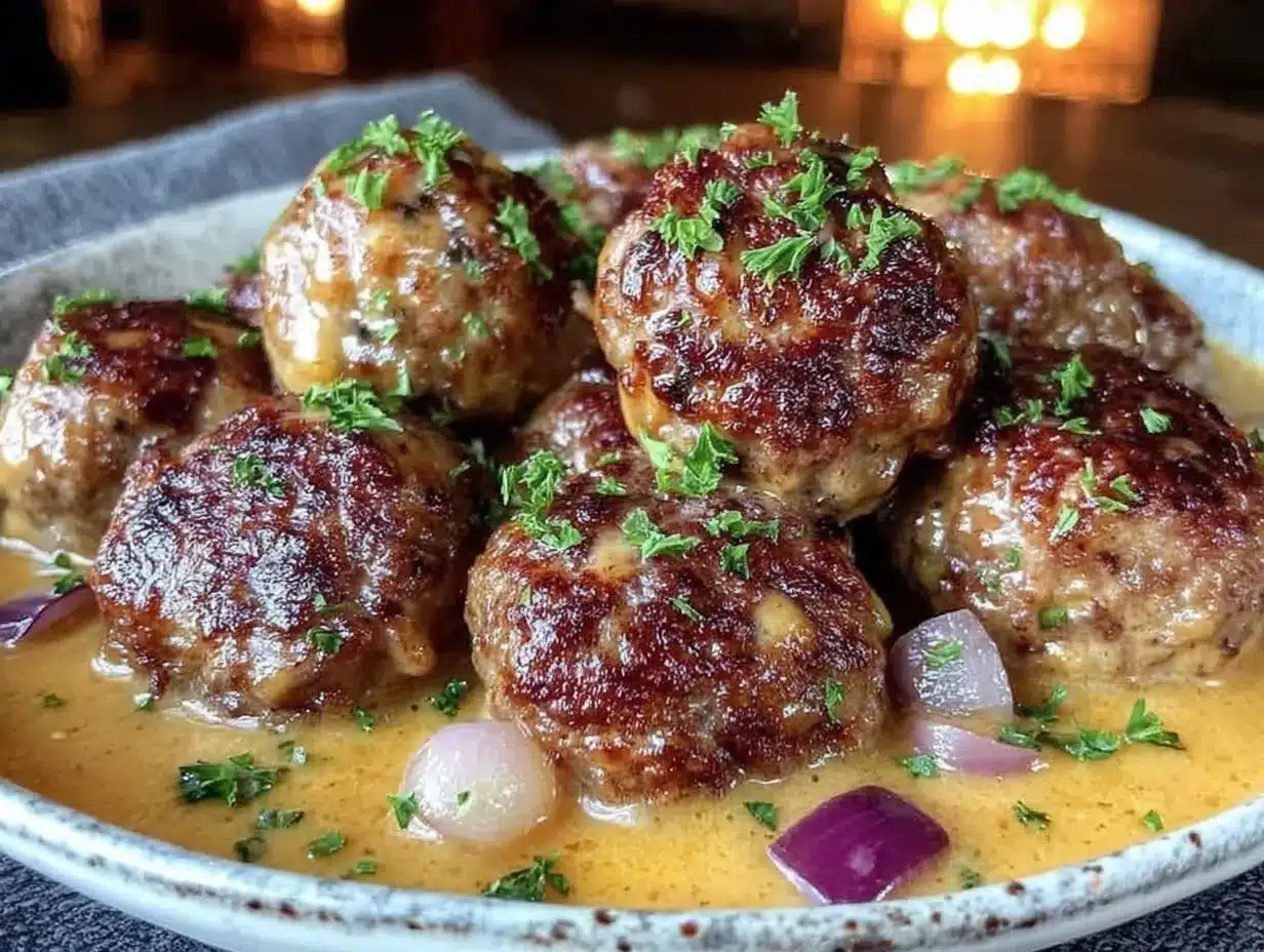 creamy swedish meatballs preparation steps