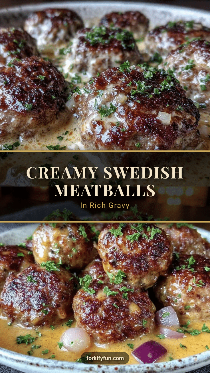 creamy swedish meatballs recipe
