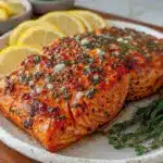 crispy air fryer salmon - featured image