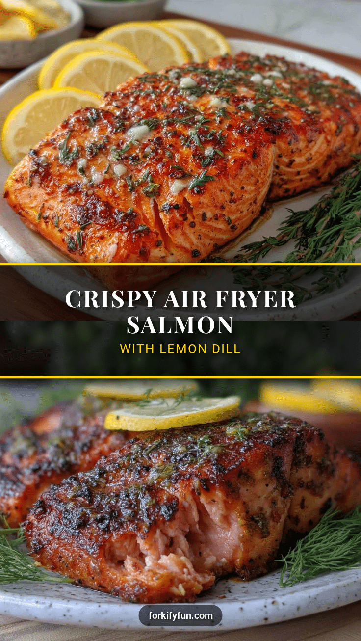 crispy air fryer salmon recipe