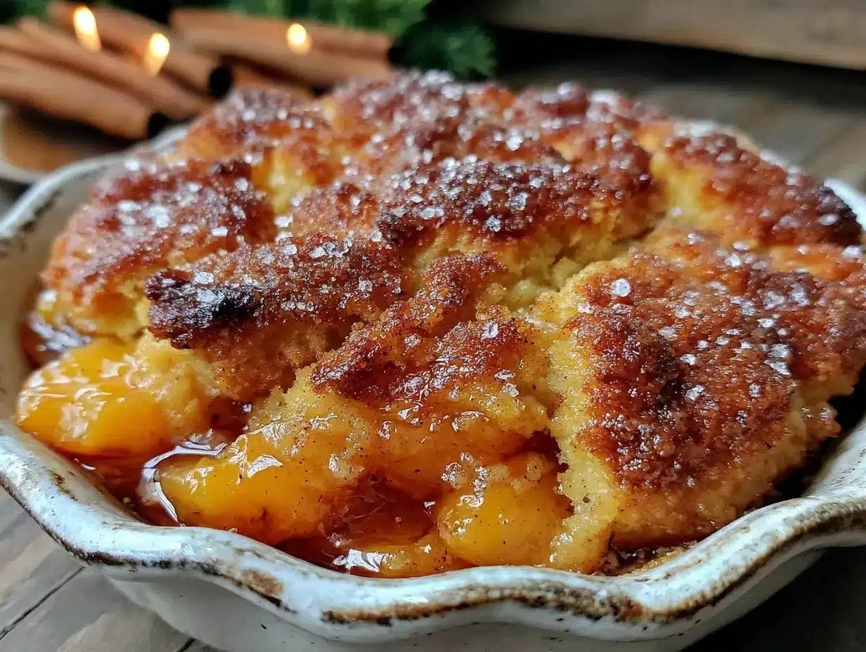 easy peach cobbler preparation steps