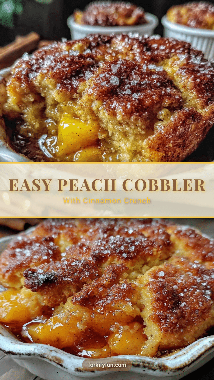 easy peach cobbler recipe