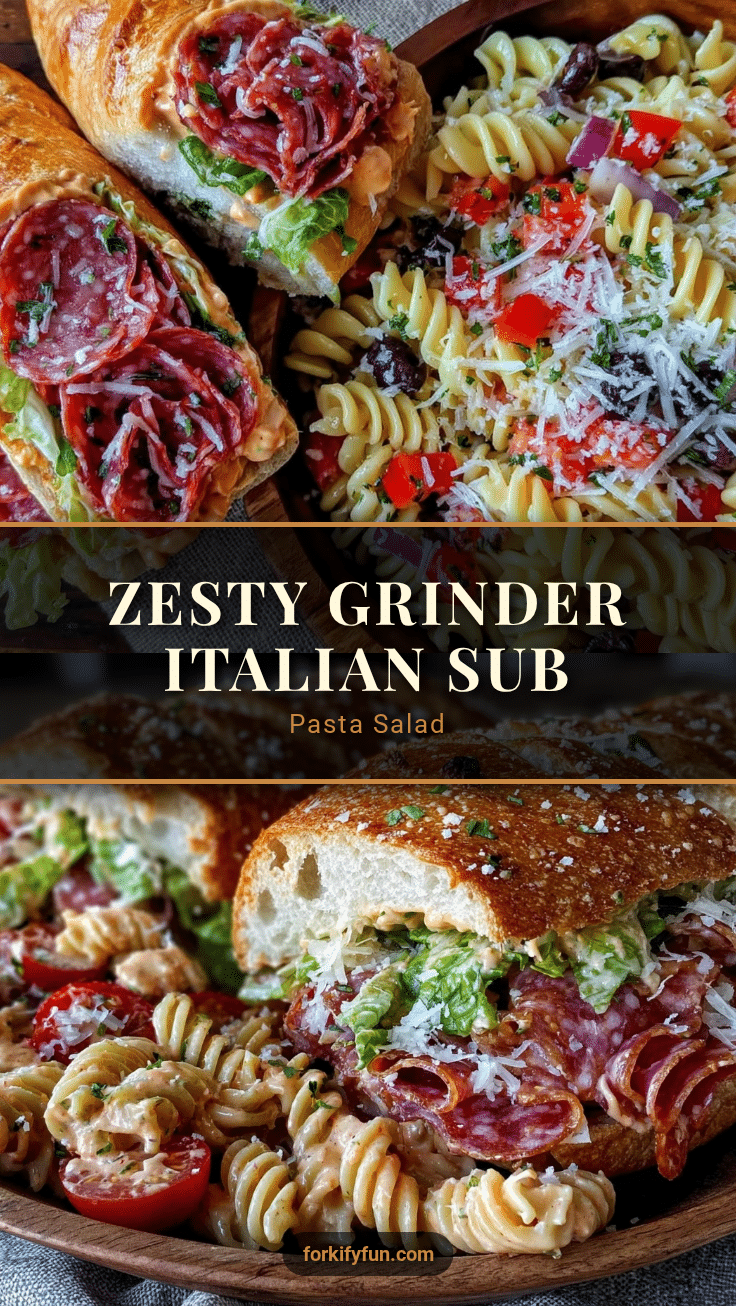 flavorful grinder italian sub pasta salad recipe