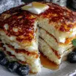 fluffy buttermilk pancakes - featured image