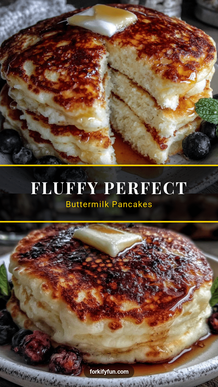 fluffy buttermilk pancakes recipe