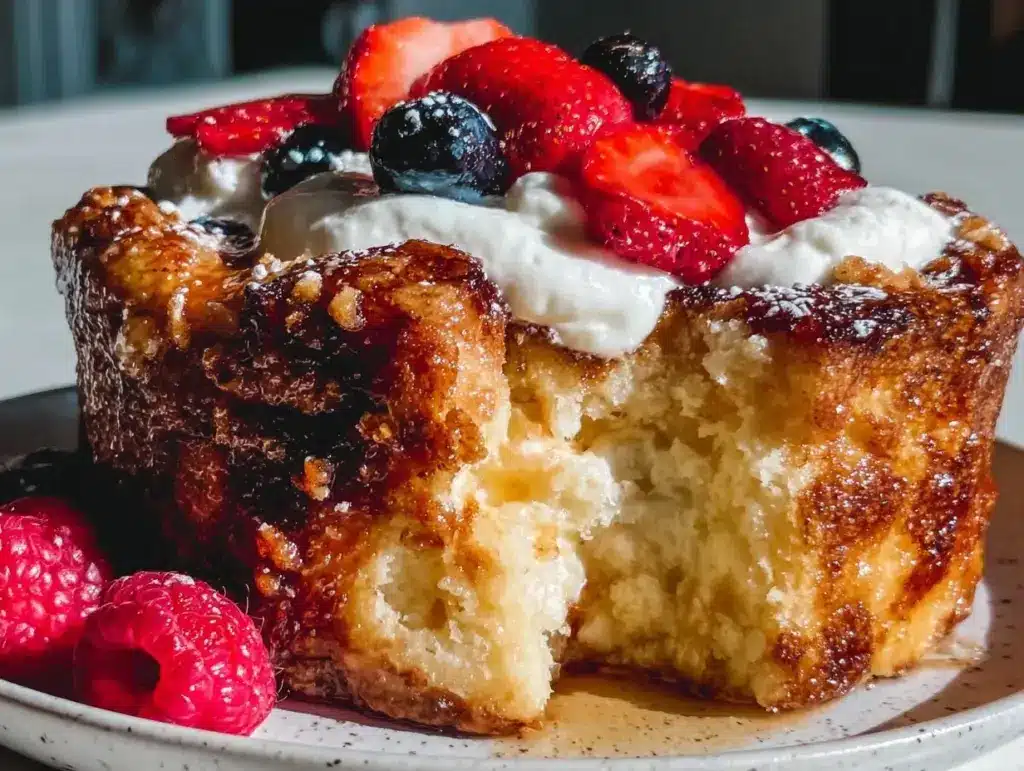 Fluffy French Toast Soufflé - featured image
